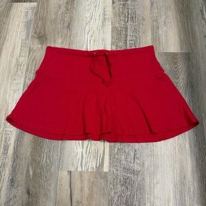 Vintage SO so real so right red mini skirt size medium